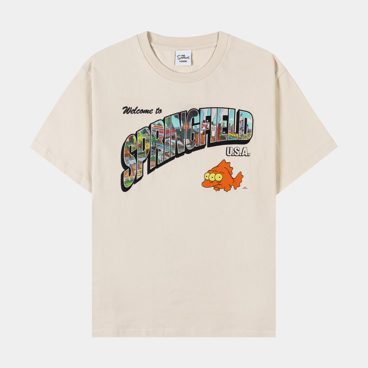 THE SIMPSONS BY SHOE PALACE SPRINGFIELD SHORT SLEEVE