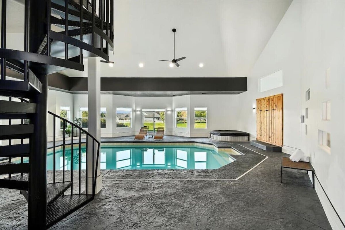 Private Oasis On 2 Acres w/ Indoor Pool & Theater!