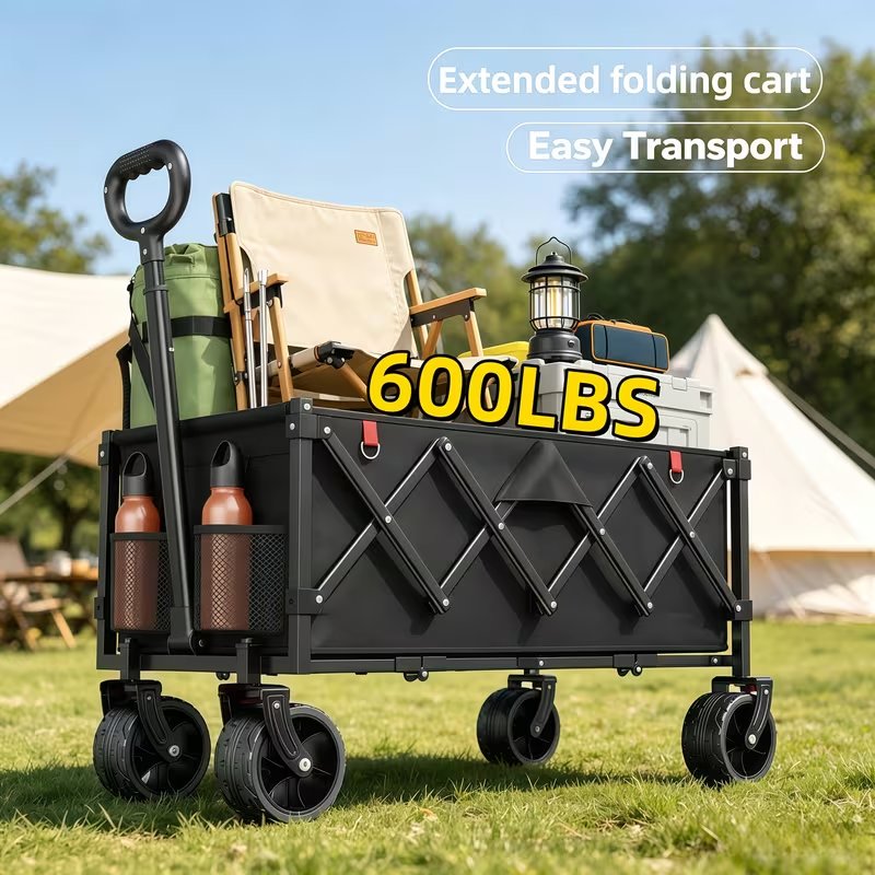 Heavy-Duty All-Terrain Folding Cart